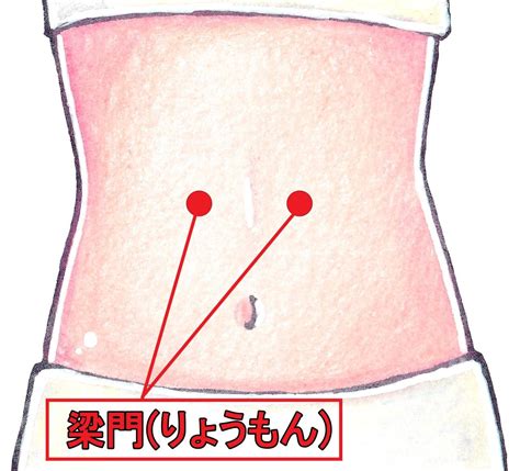 門梁|胃に属するツボ「梁門」